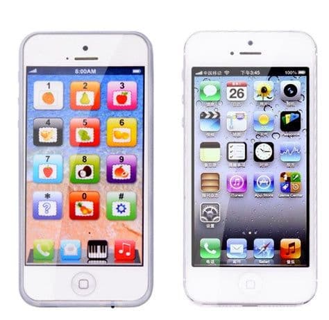 image-Chinese Simulation Learning Toy Mobile Phone Puzzle Early Education Machine