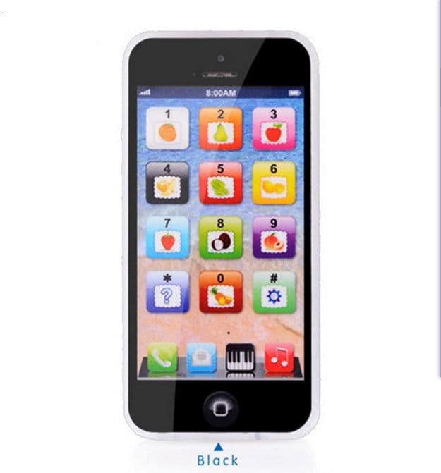 image-Chinese Simulation Learning Toy Mobile Phone Puzzle Early Education Machine