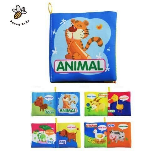 image-Baby Intelligence Development Soft Cloth Book