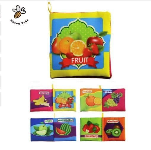 image-Baby Intelligence Development Soft Cloth Book