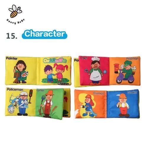 image-Baby Intelligence Development Soft Cloth Book