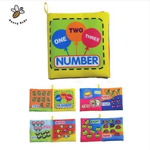 image-Baby Intelligence Development Soft Cloth Book