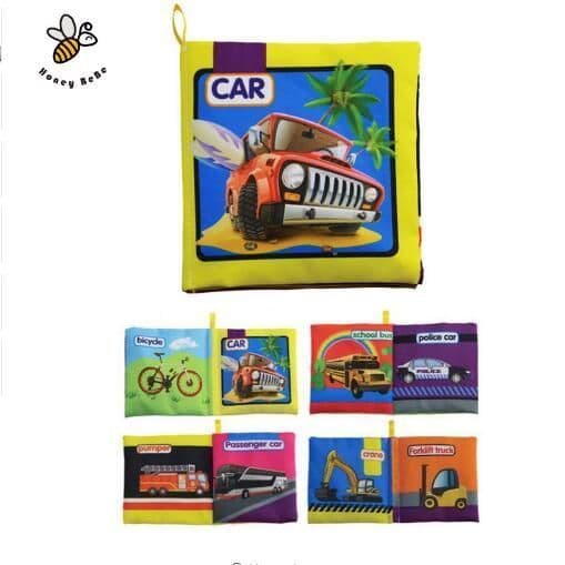 image-Baby Intelligence Development Soft Cloth Book