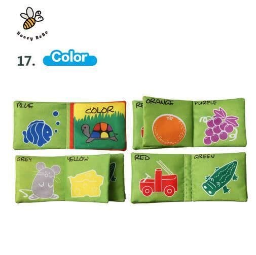 image-Baby Intelligence Development Soft Cloth Book