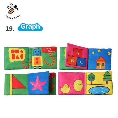 image-Baby Intelligence Development Soft Cloth Book