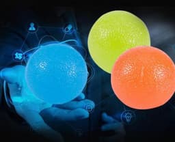 image-Hands Expander Silicone Egg Massage Hand Expander Gripper Strengths Stress Relief Ball Forearm Finger Exercise Equipment 4 Color