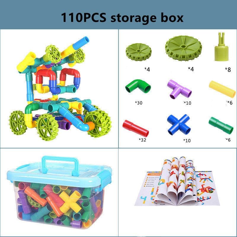 image-Pipeline Building Blocks Kindergarten Puzzle Teaching Equipment
