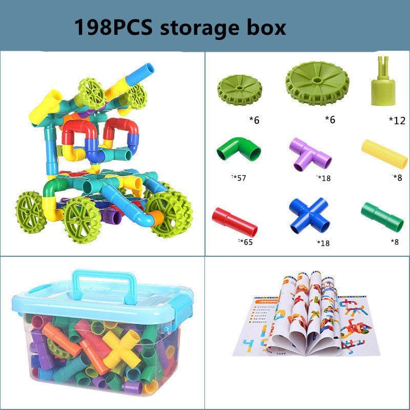image-Pipeline Building Blocks Kindergarten Puzzle Teaching Equipment