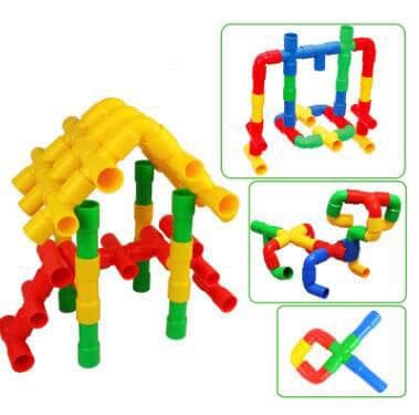 image-Pipeline Building Blocks Kindergarten Puzzle Teaching Equipment