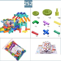 image-Pipeline Building Blocks Kindergarten Puzzle Teaching Equipment