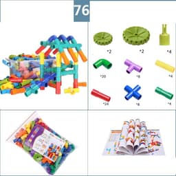 image-Pipeline Building Blocks Kindergarten Puzzle Teaching Equipment