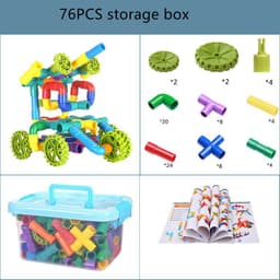 image-Pipeline Building Blocks Kindergarten Puzzle Teaching Equipment