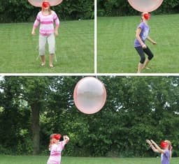 image-Air Filled Water Bubble Balloon Children Outdoor Toys Party Gift