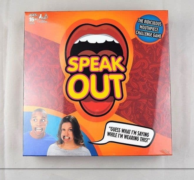 image-Speak Out Chess Board Set Mouth Opener Games Prop