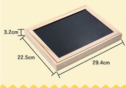 image-Magnetic spelling children's double-sided drawing board multi-function wooden jigsaw puzzle writing board educational toys