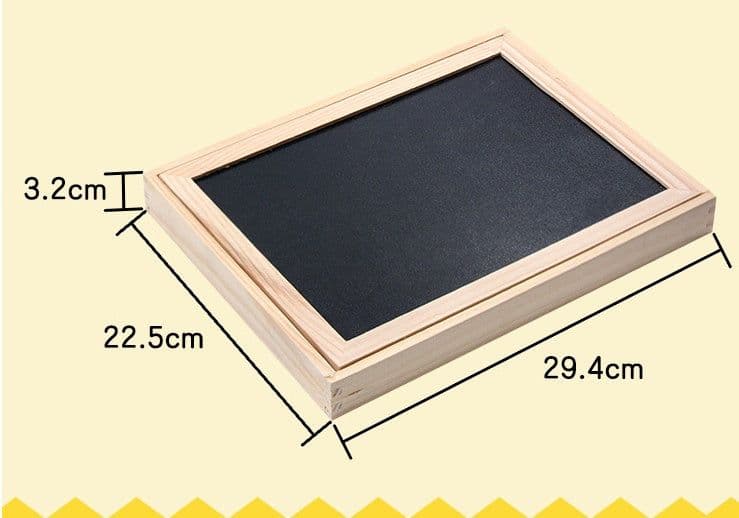 image-Magnetic spelling children's double-sided drawing board multi-function wooden jigsaw puzzle writing board educational toys