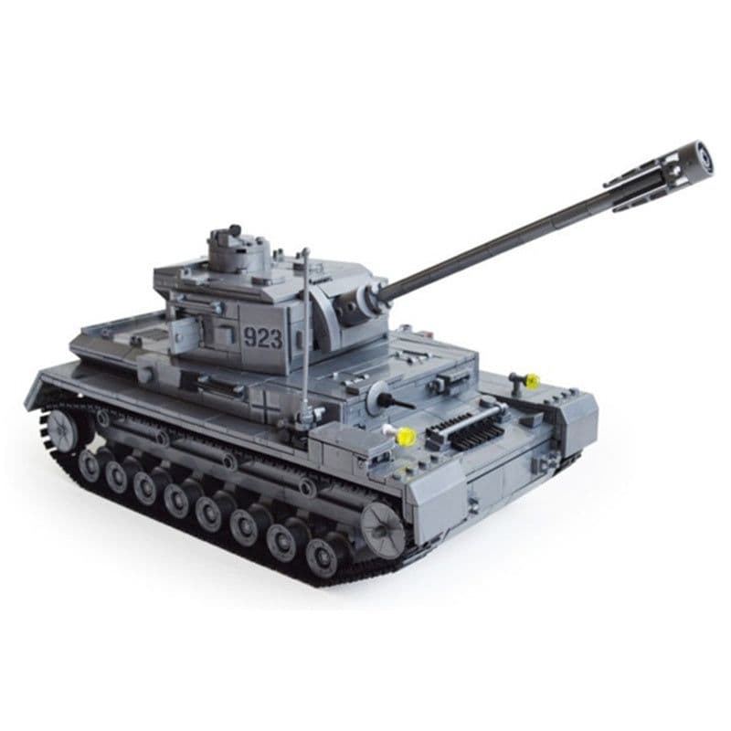 image-Kazi Large Panzer IV Tank 1193pcs Building Blocks Military Army Constructor set Educational Toys for Children Compatible