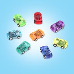 image-Candy color pocket pull back car transparent pull back car