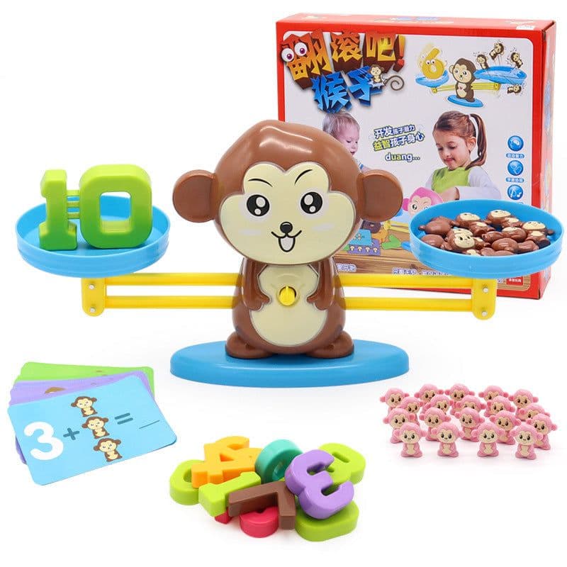 image-Monkey Balance Children Early Digital Addition and Subtraction Toys