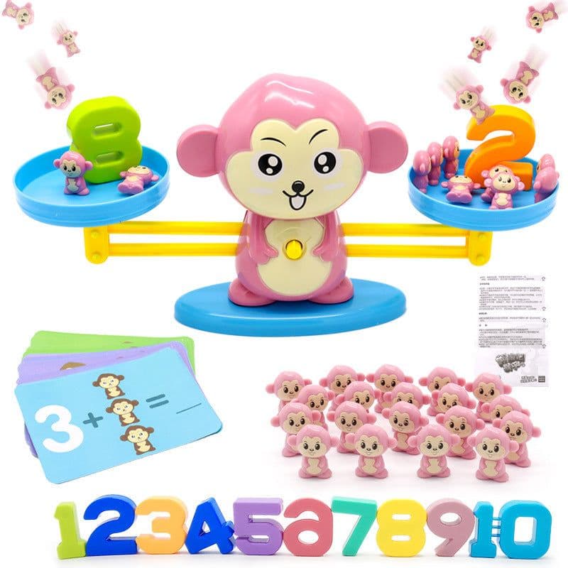 image-Monkey Balance Children Early Digital Addition and Subtraction Toys