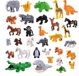 image-Children's large particles compatible building blocks enlightenment boy and girl puzzle assembly toys