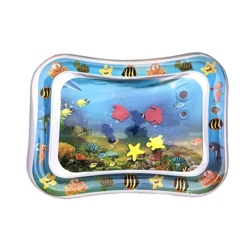 image-Baby Inflatable Water Mat, Infants Summer Beach Water Mat Patted Pad Water Cushion For Infants Toddlers Summer Activity Play Toys Baby Pillows