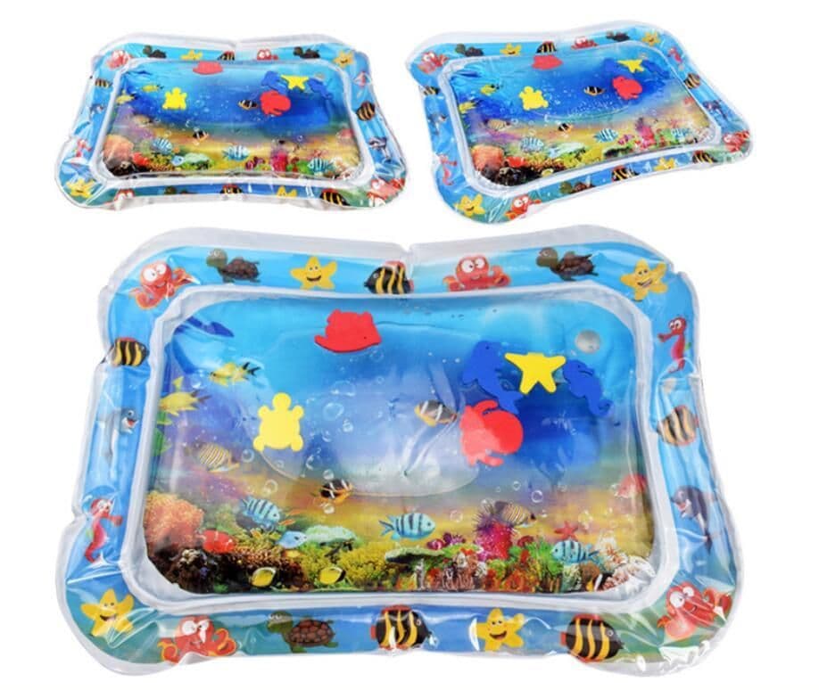 image-Baby Inflatable Water Mat, Infants Summer Beach Water Mat Patted Pad Water Cushion For Infants Toddlers Summer Activity Play Toys Baby Pillows
