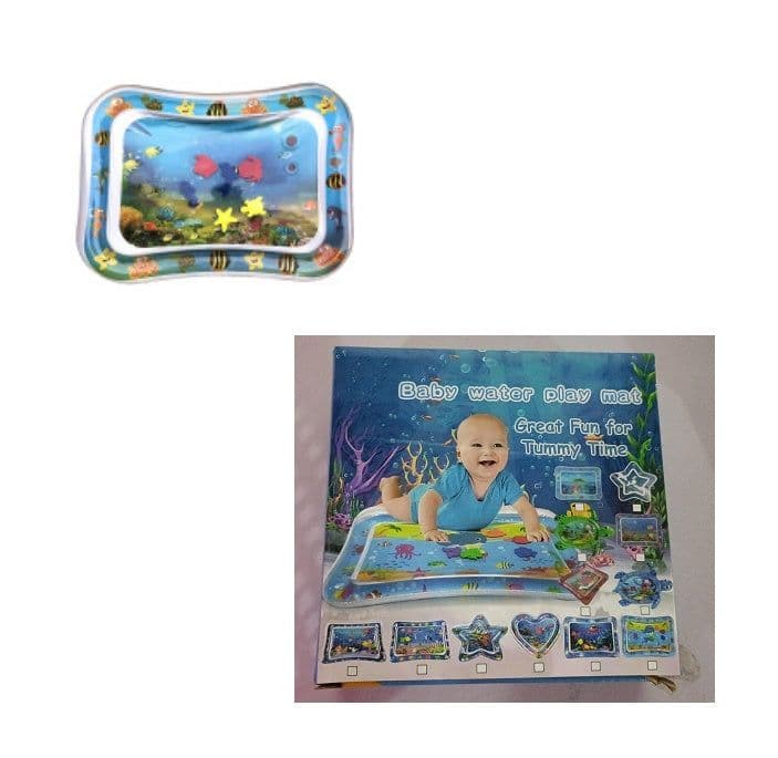 image-Baby Inflatable Water Mat, Infants Summer Beach Water Mat Patted Pad Water Cushion For Infants Toddlers Summer Activity Play Toys Baby Pillows