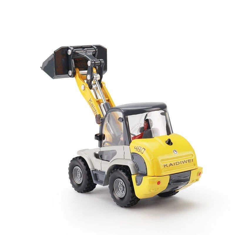 image-Alloy Car 1 50 Forklift Loader Bulldozer Engineering Car Car Model Children's Toys