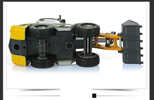 image-Alloy Car 1 50 Forklift Loader Bulldozer Engineering Car Car Model Children's Toys