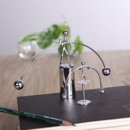 image-Balance Iron Ball Crafts Stainless Steel Swing Weightlifting Iron Man Tumbler Decoration