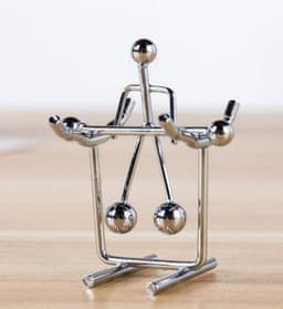 image-Balance Iron Ball Crafts Stainless Steel Swing Weightlifting Iron Man Tumbler Decoration