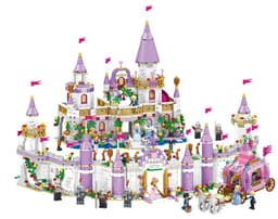 image-QL1106 Windsor Castle Dreams Fairy City Children and Girls Puzzle Assembled Building Blocks Toys