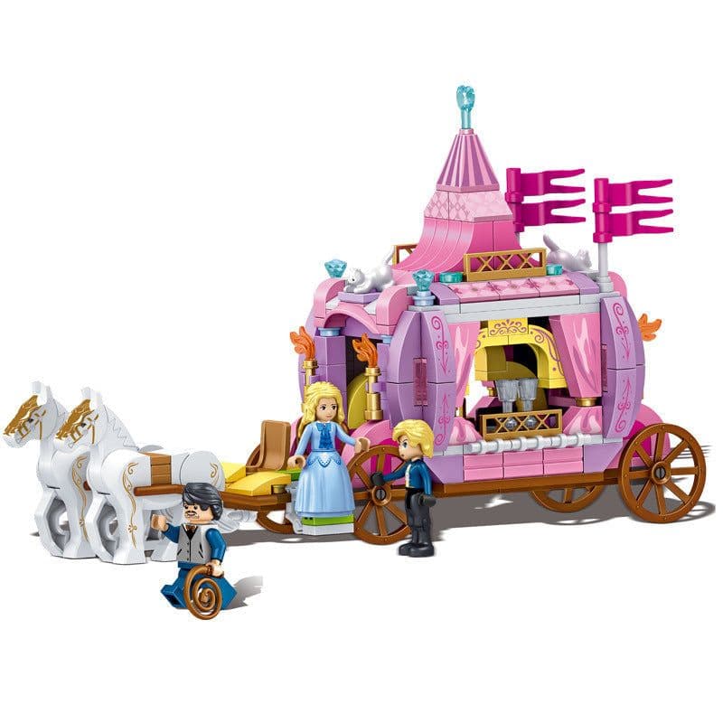 image-QL1106 Windsor Castle Dreams Fairy City Children and Girls Puzzle Assembled Building Blocks Toys
