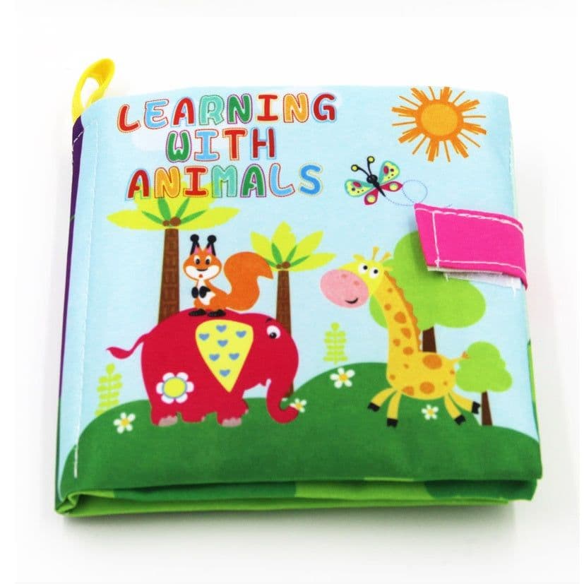 image-4 Style Baby Toys Soft Cloth Books Rustle Sound Infant Educational Stroller Rattle Toy Newborn Crib Bed Baby Toys 0-36 Months