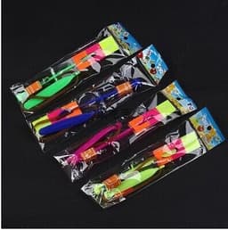 image-Glowing Flying Arrows Blue Light Flying Swords Ejecting Rubber Band Flying Arrows Night Market Booth Toys