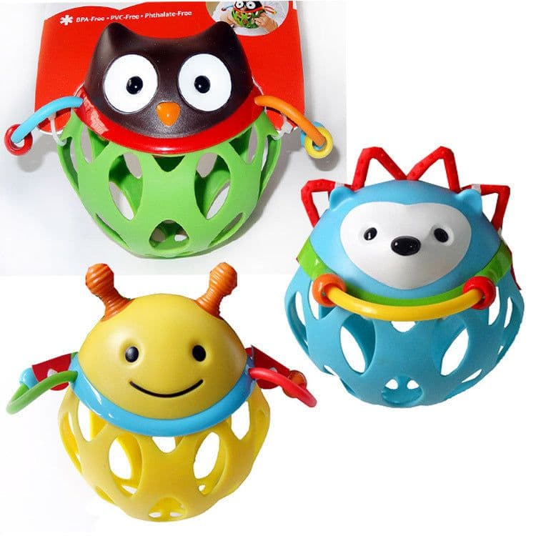 image-Hand ball ball toy soft rubber ball teeth rubber rattle
