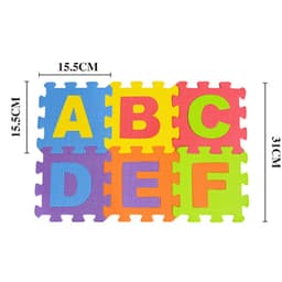 image-New EVA Jigsaw Pad Digital Alphabet Puzzle Foamed Floor Mat 15.5x15.5 Baby Crawl Pad