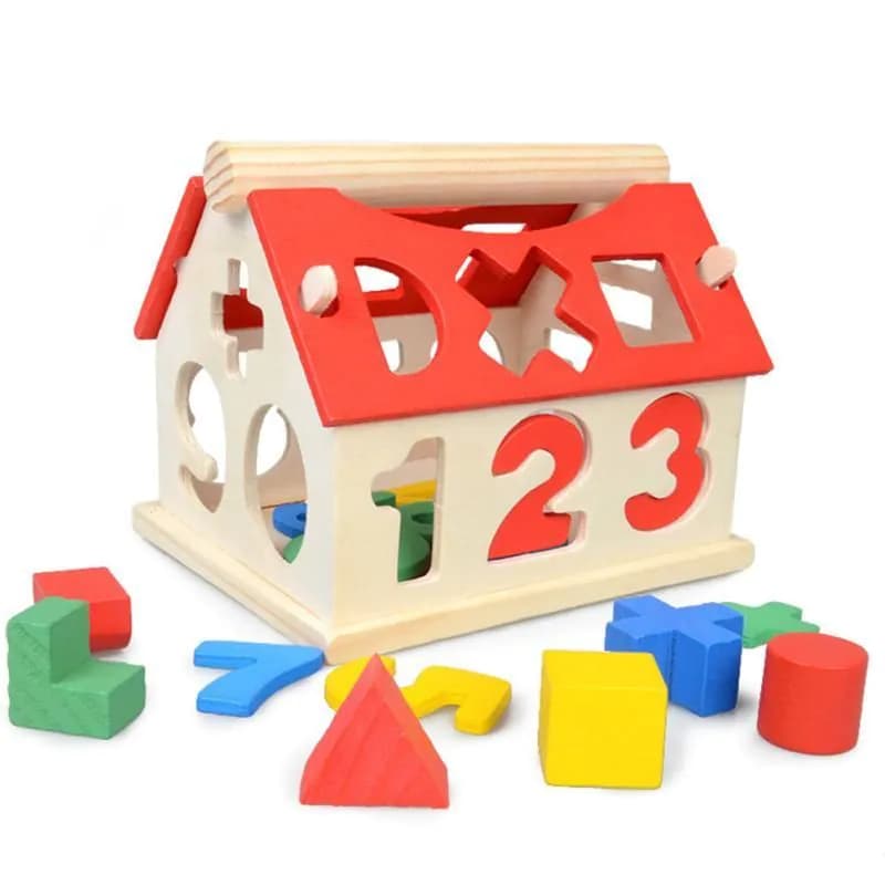 image-Children's Digital House Wisdom House Cute Digital Pairs Early Learning Educational Toys
