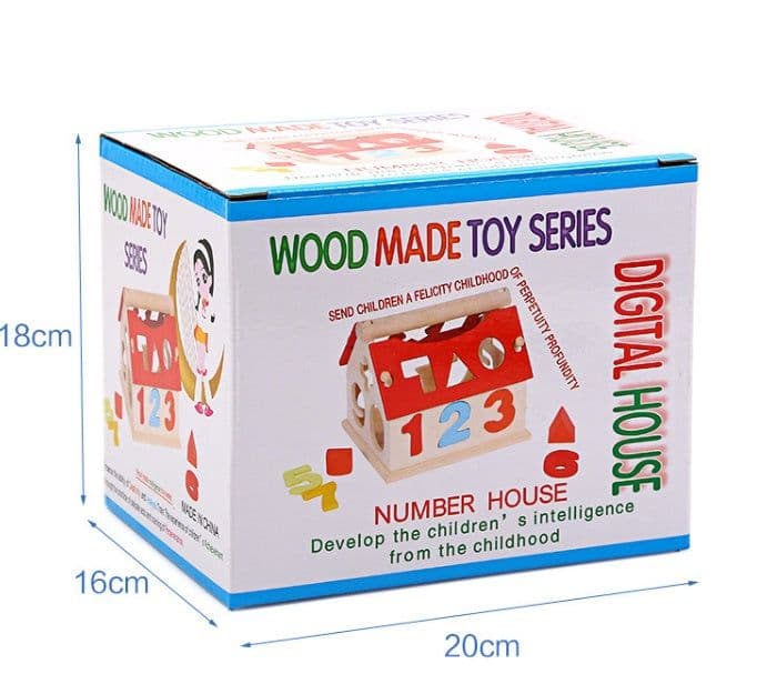 image-Children's Digital House Wisdom House Cute Digital Pairs Early Learning Educational Toys