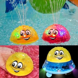 image-Spray Water Light Rotate With Shower Pool Kids Toys For Children Toddler Swimming Party