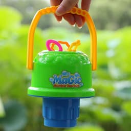 image-Anti-splashing bubbler magical magic cikoo new blowing bubble toy bucket