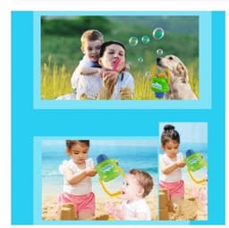image-Anti-splashing bubbler magical magic cikoo new blowing bubble toy bucket