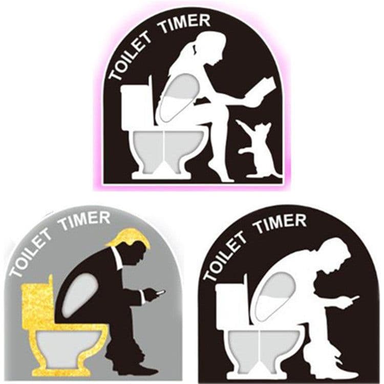 image-Toilet Timer Child Funny Toys Bathroom Hourglass Decor Sand Restroom Clock Abs 5 Minute Decoration Toilet Hourglass Time
