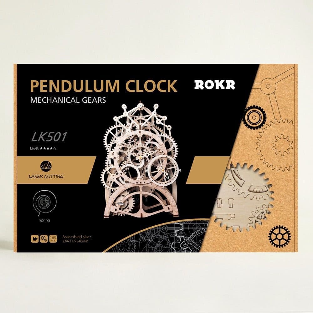 image-Constant pendulum clock gear when mechanically assembling models