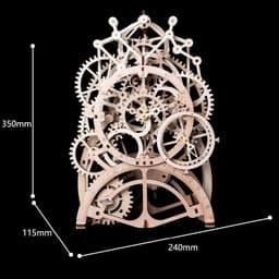 image-Constant pendulum clock gear when mechanically assembling models