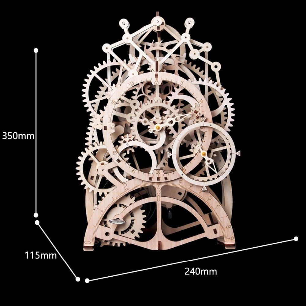 image-Constant pendulum clock gear when mechanically assembling models