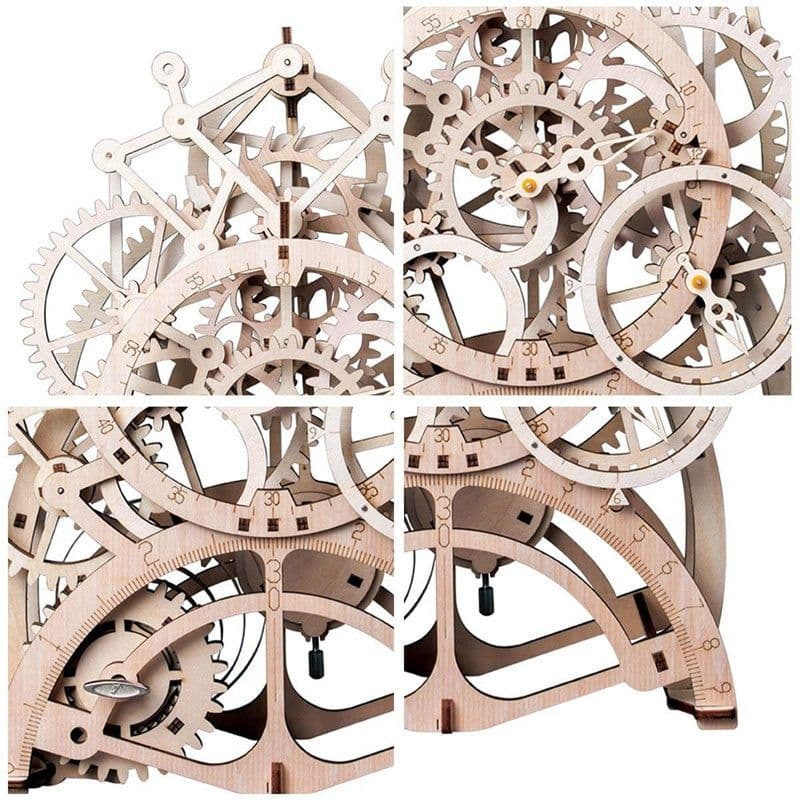 image-Constant pendulum clock gear when mechanically assembling models