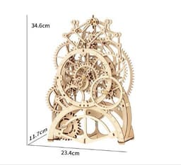 image-Constant pendulum clock gear when mechanically assembling models