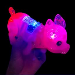 image-Glowing toy pig